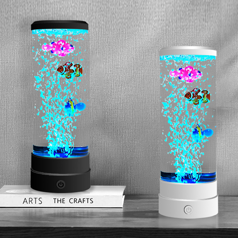 سمكة فقاعية LED متعددة الألوان - مراجعة Usb Hub وسعره
