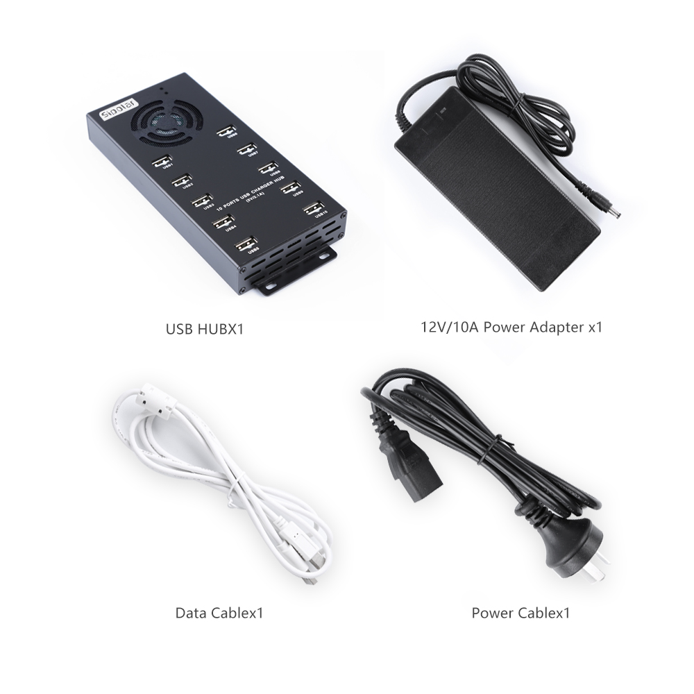 Usb Hub - موزع USB سريع الشحن بـ 10
