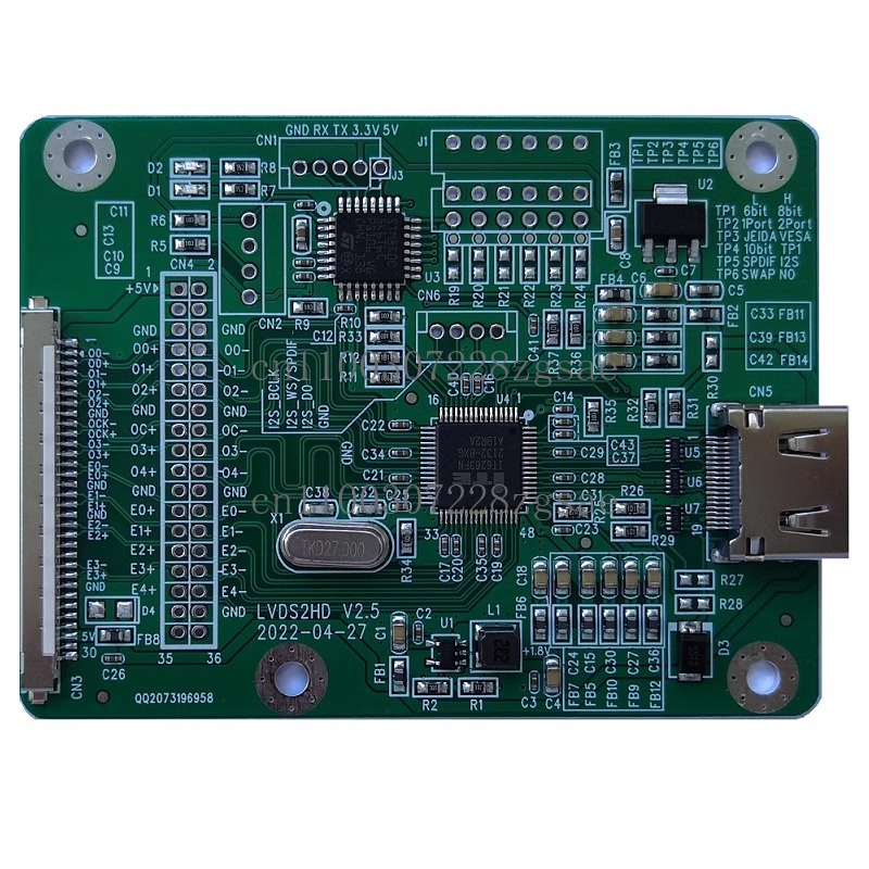 Hdmi Cable - لوحة محول LVDS إلى HDMI، مدخل