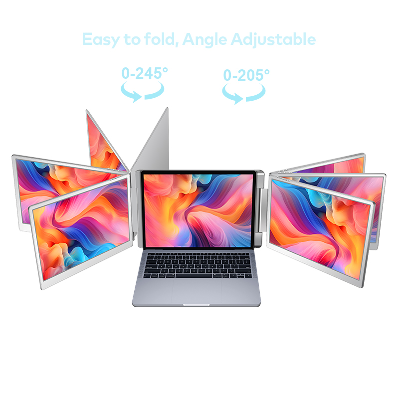 Laptop Stand - شاشة عرض مزدوجة شاشة LCD محمولة