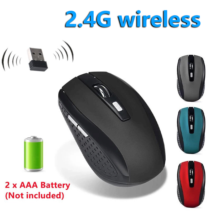 2.4G ماوس لاسلكي محمول بيئة ال - مراجعة Laptop Mouse وسعره