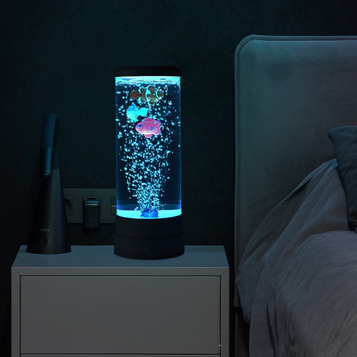 سمكة فقاعية LED متعددة الألوان - مراجعة Usb Hub وسعره
