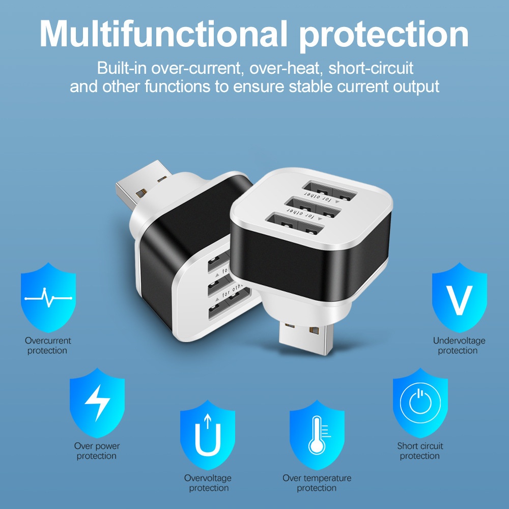3 منافذ USB فتحات محول USB 3 ف - مراجعة Laptop Charger وسعره