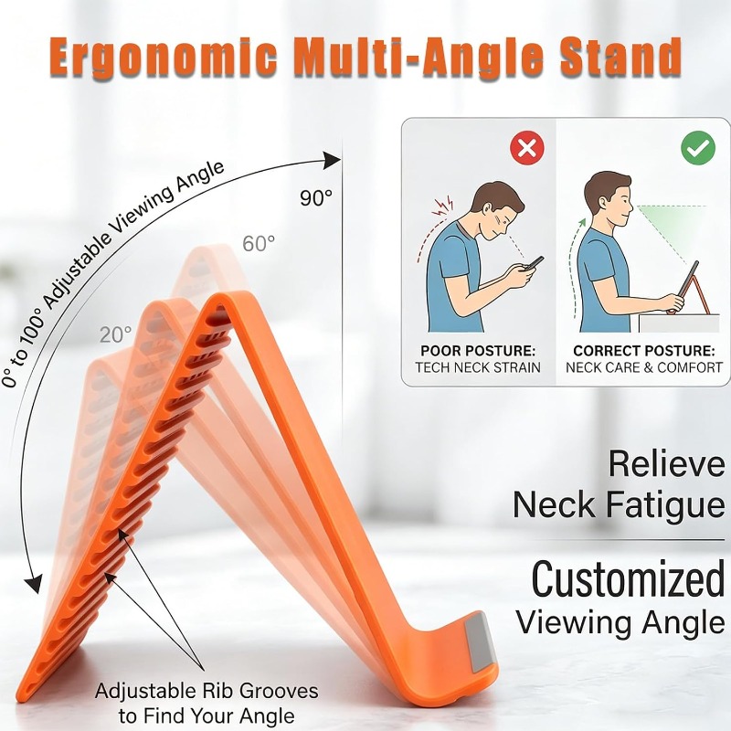 حامل هاتف مرن قابل للطي من الس - مراجعة Laptop Stand وسعره