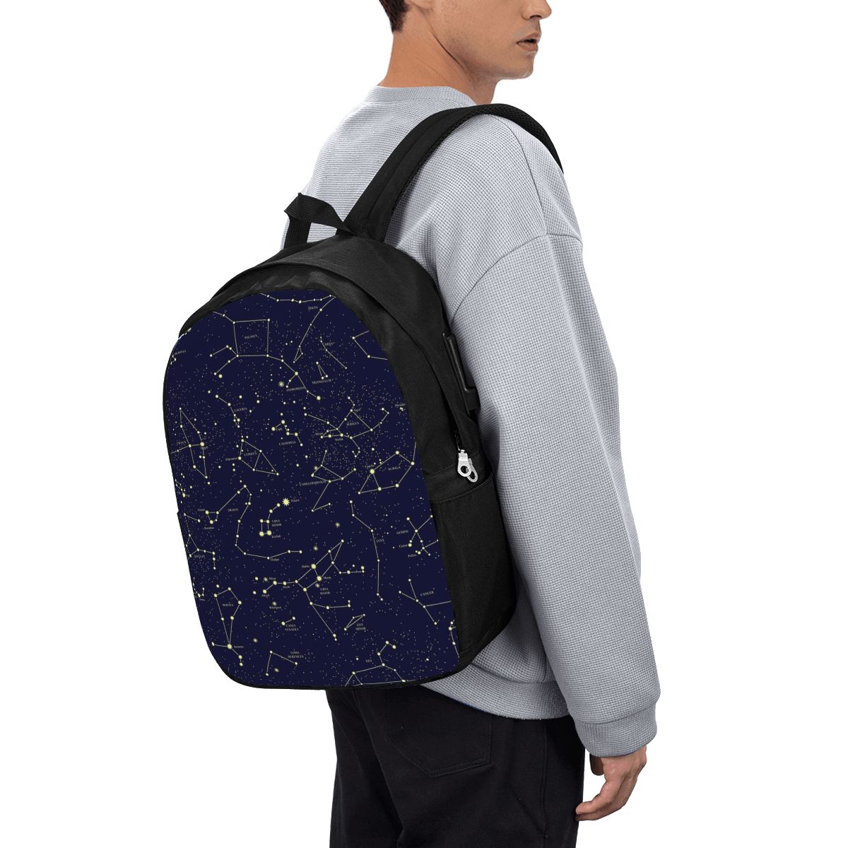 حقيبة ظهر للسفر بتصميم السماء  - مراجعة Laptop Bag وسعره