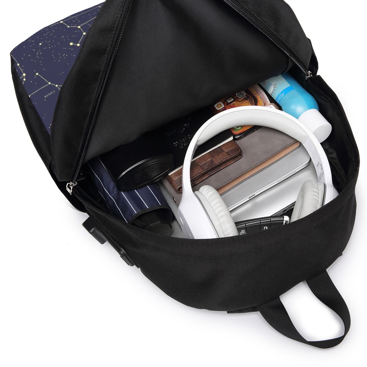 حقيبة ظهر للسفر بتصميم السماء  - مراجعة Laptop Bag وسعره