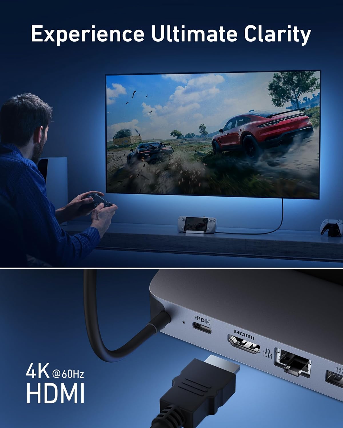 محطة شحن أنكر لـ Steam Deck/RO - مراجعة Usb Hub وسعره
