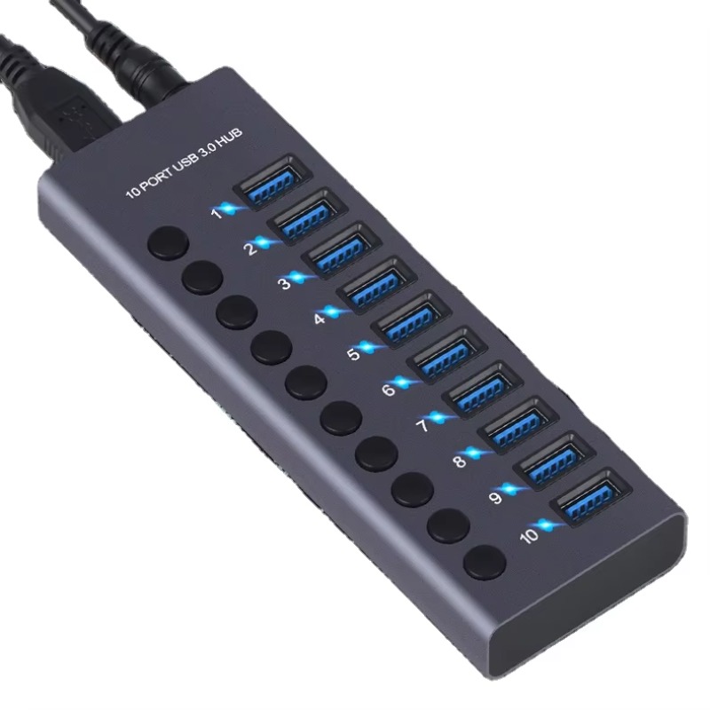 موزع USB 3.0 عالي السرعة بـ 10 - مراجعة Usb Hub وسعره