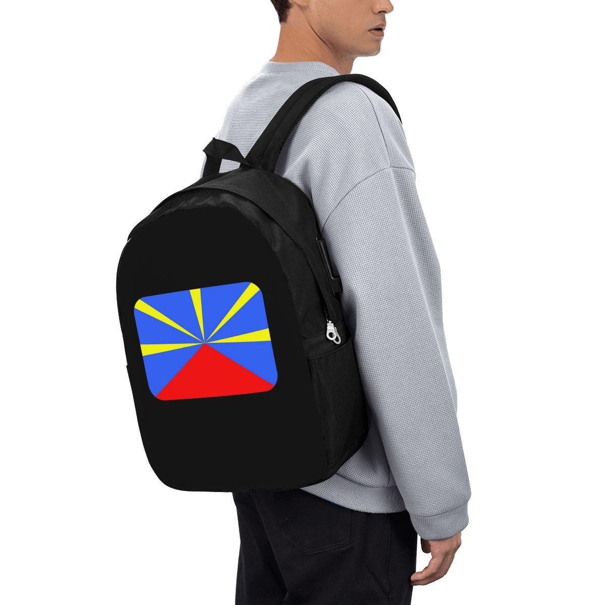 حقيبة ظهر بعلم جزيرة ريونيون 9 - مراجعة Laptop Bag وسعره