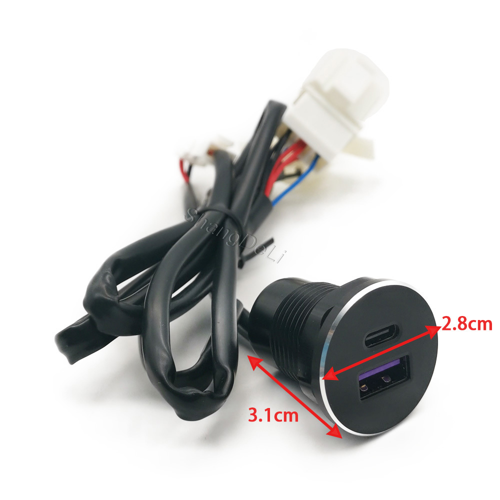 شاحن سيارة مزدوج المنفذ USB مع - مراجعة Usb C Hub وسعره