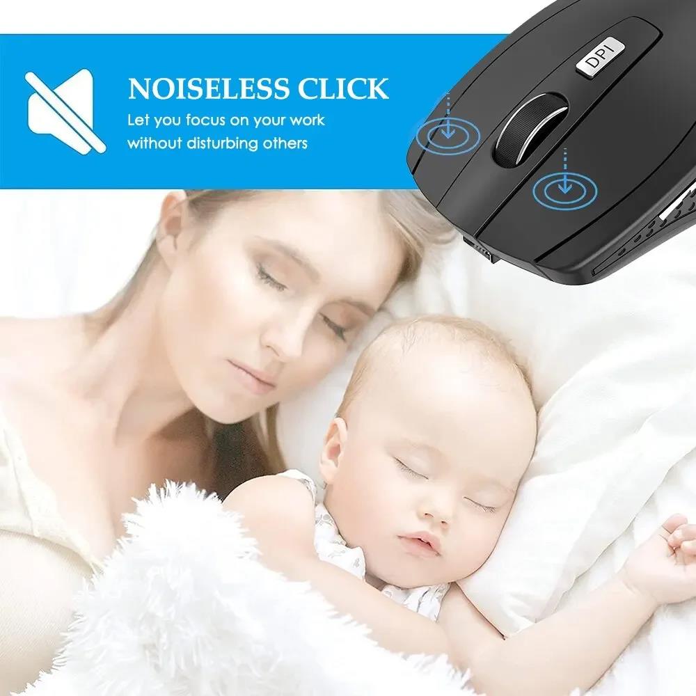 2.4G ماوس لاسلكي محمول بيئة ال - مراجعة Laptop Mouse وسعره
